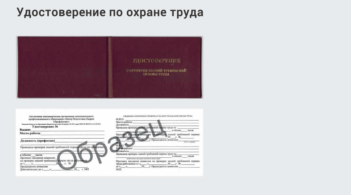  Дистанционное повышение квалификации по охране труда и оценке условий труда СОУТ в Моздоке